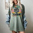 These Boots Are Made Teaching Western Cowboy Teacher Women's Comfort Colors T-Shirt Berry