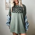 Second Grade Checkered Teacher 1st Day Back To School Women Women's Comfort Colors T-Shirt Berry Second Grade Checkered Teacher 1st Day Back To School Women Women's Comfort Colors T-Shirt Berry