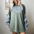 Second Grade Floral Blue Back To School 2nd Grade Teacher Women's Comfort Colors T-Shirt Berry Second Grade Floral Blue Back To School 2nd Grade Teacher Women's Comfort Colors T-Shirt Berry