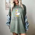 Silly Goose Teacher Club Women's Comfort Colors T-Shirt Berry