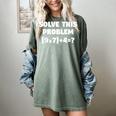 Solve This Problem 9X7467 Elementary Math Teacher Women's Comfort Colors T-Shirt Berry Solve This Problem 9X7467 Elementary Math Teacher Women's Comfort Colors T-Shirt Berry