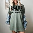 Solve The Problem 9×74 Math Teacher Women's Comfort Colors T-Shirt Berry Solve The Problem 9×74 Math Teacher Women's Comfort Colors T-Shirt Berry
