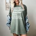 Special Education Teacher Definition Back To School Women's Comfort Colors T-Shirt Berry Special Education Teacher Definition Back To School Women's Comfort Colors T-Shirt Berry