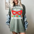SPED Teacher Are Just Superheroes Disguise Special Education Women's Comfort Colors T-Shirt Berry SPED Teacher Are Just Superheroes Disguise Special Education Women's Comfort Colors T-Shirt Berry