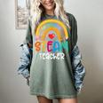 STEAM Teacher Squad Team Crew Back To School STEM Special Women's Comfort Colors T-Shirt Berry