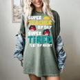 Super Hero Teacher Superheroes Women's Comfort Colors T-Shirt Berry Super Hero Teacher Superheroes Women's Comfort Colors T-Shirt Berry