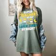 Super Teacher By Day Super Tired By Night Superheroes School Women's Comfort Colors T-Shirt Berry