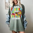 Super Teacher By Day Super Tired By Night Women's Comfort Colors T-Shirt Berry Super Teacher By Day Super Tired By Night Women's Comfort Colors T-Shirt Berry