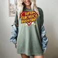 Super Teacher's Assistant Educational Superhero Women's Comfort Colors T-Shirt Berry Super Teacher's Assistant Educational Superhero Women's Comfort Colors T-Shirt Berry