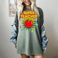 Superhero Teacher Appreciation Teaching Tee Women's Comfort Colors T-Shirt Berry