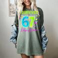 I Survived 67 Days Of School 67 Meme Science Teacher Women's Comfort Colors T-Shirt Berry I Survived 67 Days Of School 67 Meme Science Teacher Women's Comfort Colors T-Shirt Berry