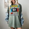 I Survived 67 Days Of School 67 Teacher Squad Matching Women's Comfort Colors T-Shirt Berry