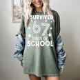 I Survived 67 Days Of School Teachers Students Women's Comfort Colors T-Shirt Berry