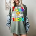T Is For Teacher And Tacos For Teacher & Tacos Lovers Women's Comfort Colors T-Shirt Berry T Is For Teacher And Tacos For Teacher & Tacos Lovers Women's Comfort Colors T-Shirt Berry