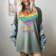 It Takes a Big Heart To Shape Little Minds Teacher Women's Comfort Colors T-Shirt Berry