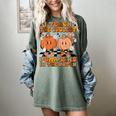 I Teach The Coolest Pumpkins In The Patch Teacher Halloween Women's Comfort Colors T-Shirt Berry