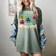 I Teach The Cutest Little Monsters Teacher Halloween Outfit Women's Comfort Colors T-Shirt Berry I Teach The Cutest Little Monsters Teacher Halloween Outfit Women's Comfort Colors T-Shirt Berry
