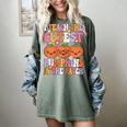 I Teach The Cutest Pumpkins Halloween Fall Teacher Women Women's Comfort Colors T-Shirt Berry I Teach The Cutest Pumpkins Halloween Fall Teacher Women Women's Comfort Colors T-Shirt Berry