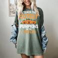 I Teach The Cutest Pumpkins In The Patch Halloween Teacher Women's Comfort Colors T-Shirt Berry I Teach The Cutest Pumpkins In The Patch Halloween Teacher Women's Comfort Colors T-Shirt Berry