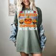 I Teach The Cutest Pumpkins In The Patch Halloween Teacher Women's Comfort Colors T-Shirt Berry