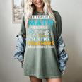 I Teach Math Because Science Teachers Need Heroes Too Women's Comfort Colors T-Shirt Berry