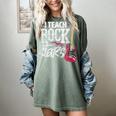 I Teach Rock Stars Music Teacher Guitar Player Women's Comfort Colors T-Shirt Berry