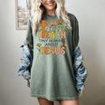 I Teach Tiny Humans About Jesus Christian Teacher Religious Women's Comfort Colors T-Shirt Berry