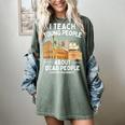I Teach Young People About Dead People History Teachers Women's Comfort Colors T-Shirt Berry I Teach Young People About Dead People History Teachers Women's Comfort Colors T-Shirt Berry