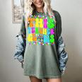 This Teacher 80s 90s Teachers's Day Glows Last Day Of School Women's Comfort Colors T-Shirt Berry