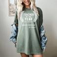 Teacher Appreciation Shirts Teacher Of The Year Women's Comfort Colors T-Shirt Berry