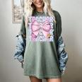 Teacher Bow Pencil Flowers Teacher Back To School Women's Comfort Colors T-Shirt Berry