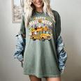 Teacher Halloween School Bus Driver Cute Ghost Witch Party Women's Comfort Colors T-Shirt Berry