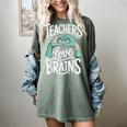 Teacher Halloween Shirt Women Men Teachers Love Brains Women's Comfort Colors T-Shirt Berry Teacher Halloween Shirt Women Men Teachers Love Brains Women's Comfort Colors T-Shirt Berry
