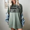 Teacher Life Jail Inmate Prisoner Halloween Costume Women's Comfort Colors T-Shirt Berry Teacher Life Jail Inmate Prisoner Halloween Costume Women's Comfort Colors T-Shirt Berry