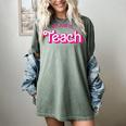 Teacher Life My Job Is Teach Women's Comfort Colors T-Shirt Berry Teacher Life My Job Is Teach Women's Comfort Colors T-Shirt Berry