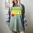 My Teacher Survived 100 Days Of Me Women's Comfort Colors T-Shirt Berry