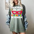 Teachers Are Just Superheroes In Disguise School Women's Comfort Colors T-Shirt Berry Teachers Are Just Superheroes In Disguise School Women's Comfort Colors T-Shirt Berry
