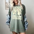 Teachers Love Brains Halloween Costume Boo Trick Teach Women's Comfort Colors T-Shirt Berry Teachers Love Brains Halloween Costume Boo Trick Teach Women's Comfort Colors T-Shirt Berry