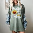 Teachers Thanksgiving Thankful For My Little Turkeys Women's Comfort Colors T-Shirt Berry Teachers Thanksgiving Thankful For My Little Turkeys Women's Comfort Colors T-Shirt Berry