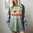 Teaching Assistant Because Teachers Need Heroes Too Cute Women's Comfort Colors T-Shirt Berry
