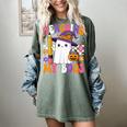 Teaching My Boos Ghost Teacher Cute Pencil Halloween Teacher Women's Comfort Colors T-Shirt Berry