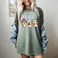 Teaching My Boos Ghost Teacher Halloween Spooky Educator Women's Comfort Colors T-Shirt Berry Teaching My Boos Ghost Teacher Halloween Spooky Educator Women's Comfort Colors T-Shirt Berry