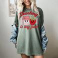 Teaching Is My Jam Cute Strawberry For Women Teachers Women's Comfort Colors T-Shirt Berry Teaching Is My Jam Cute Strawberry For Women Teachers Women's Comfort Colors T-Shirt Berry