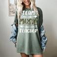 Team Music Teacher Camo Teacher Student Back To School Women's Comfort Colors T-Shirt Berry Team Music Teacher Camo Teacher Student Back To School Women's Comfort Colors T-Shirt Berry
