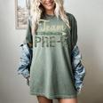 Team Pre-K Camo Pre-K Teacher Camouflage Women's Comfort Colors T-Shirt Berry