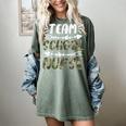 Team School Nurse Camo Teacher Student Back To School For Men Women Women's Comfort Colors T-Shirt Berry