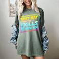 Testing Day Test Day May The Skills Be With You Teacher Women's Comfort Colors T-Shirt Berry