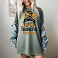 Thanksgiving Shirt Teacher Women Messy Bun Thankful Teacher Women's Comfort Colors T-Shirt Berry Thanksgiving Shirt Teacher Women Messy Bun Thankful Teacher Women's Comfort Colors T-Shirt Berry