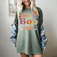 Toddler Boo Crew Halloween Daycare Teacher Kids Women's Comfort Colors T-Shirt Berry