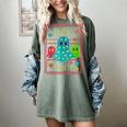 Trick Or Teach Neon Ghost Flower Teacher Spooky Halloween Women's Comfort Colors T-Shirt Berry Trick Or Teach Neon Ghost Flower Teacher Spooky Halloween Women's Comfort Colors T-Shirt Berry
